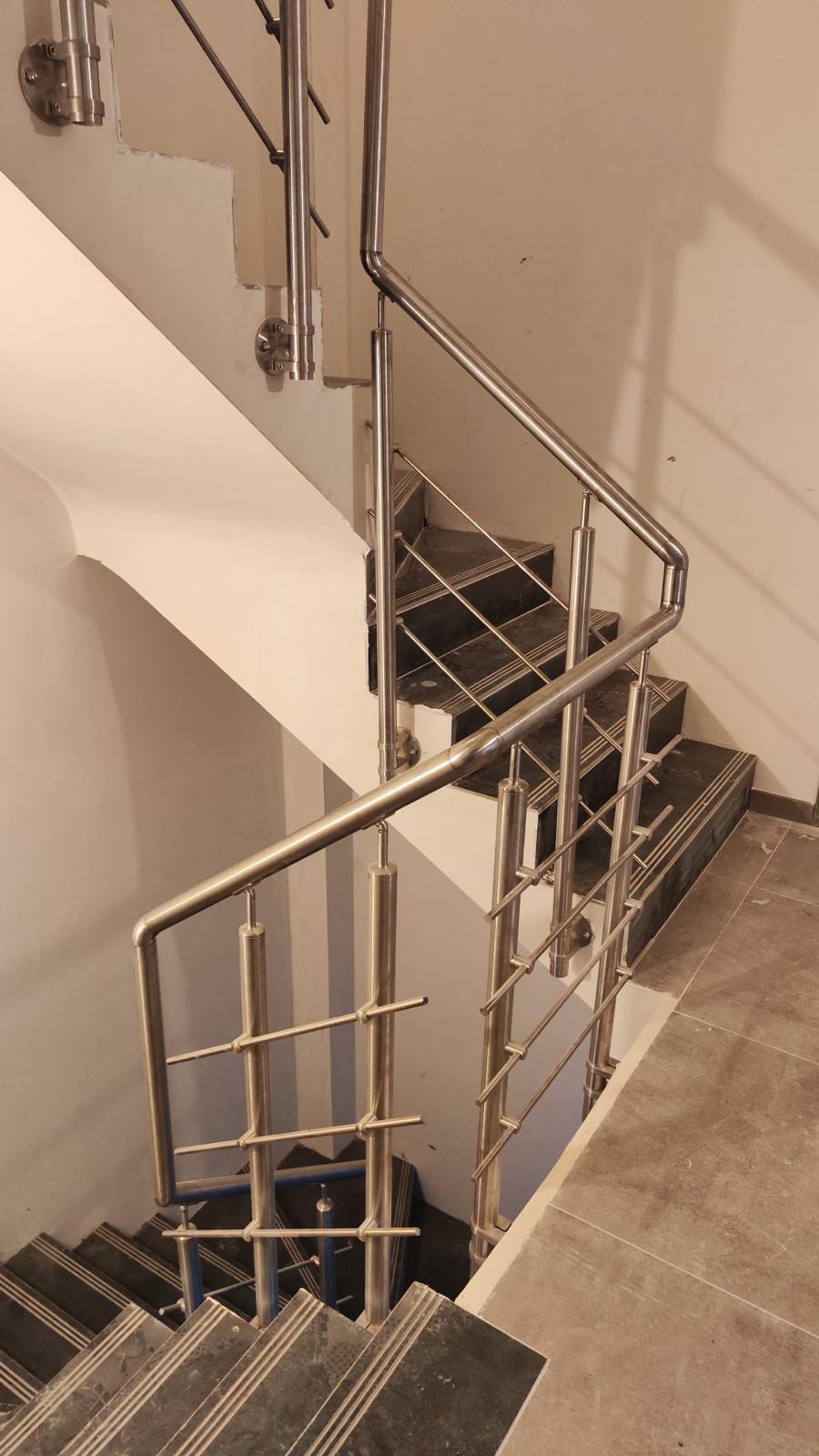 Balustrade avec finitions soignées